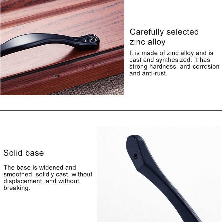 4041-64 Simple Archaistic Zinc Alloy Handle for Cabinet Wardrobe Drawer Door, Hole Spacing: 64mm
