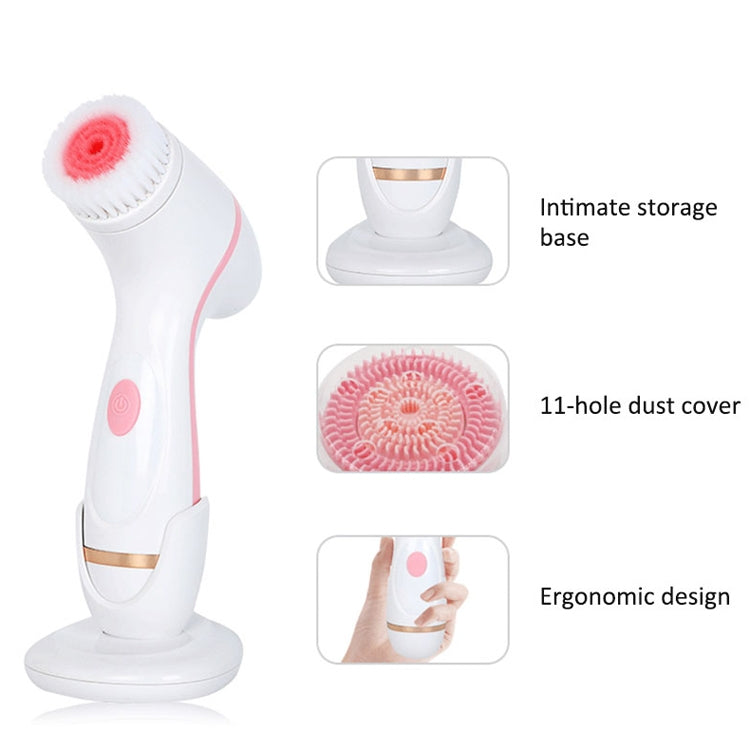 CNaier AE-868 Battery-powered Silicone Ultrasonic Vibration Face Skin Care Electric Facial Cleanser