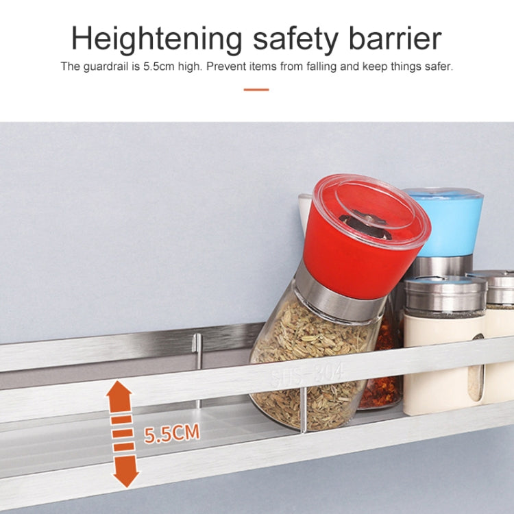 304 Stainless Steel Wall-mounted Kitchen Rack Hanging Pot Lid Holder