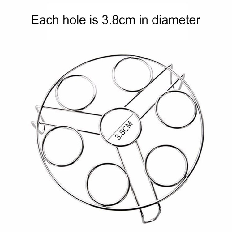 Steamer Rack Basket Egg Vegetable Steaming Trivet for Instant Pot Pressure Cooker, Diameter: 17.5cm, Height: 4.5cm