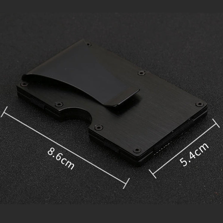 Slim Wallet Money Clip Credit Card Holder, Random Color
