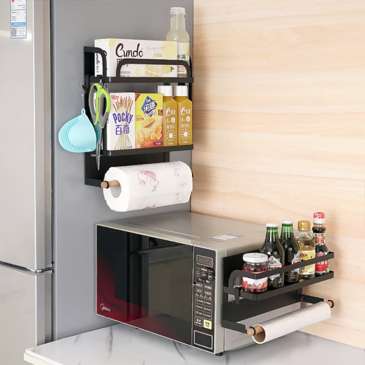 Kitchen Single Layer Magnetic Refrigerator Rack Storage Holder