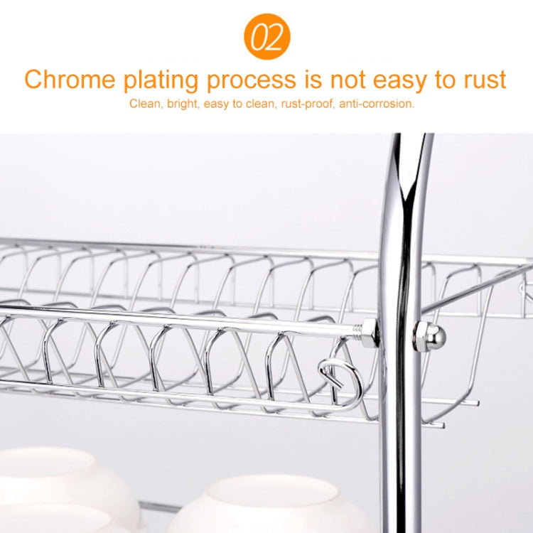 Multi-function Kitchen Stainless Steel Double Diskes Rack Hanging Knife Chopping Block Holder