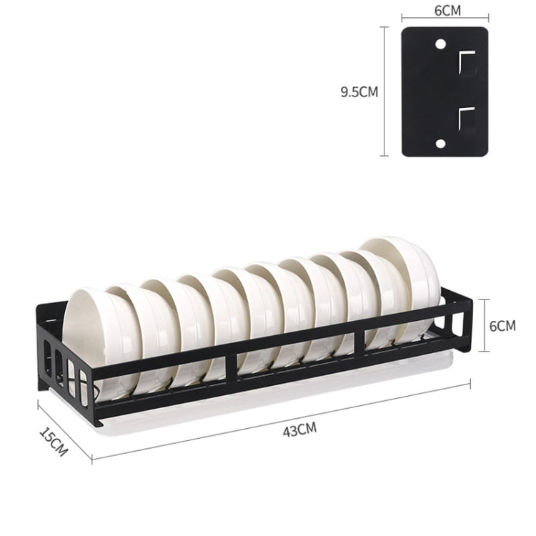 Stainless Steel Wall-mounted Kitchen Rack Hanging Bowl Holder