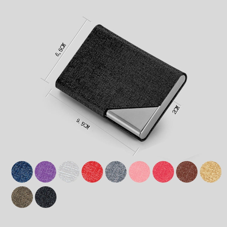 Oracle Bone Texture Business Card Holder Wallet Credit Card ID Case Holder, Random Color