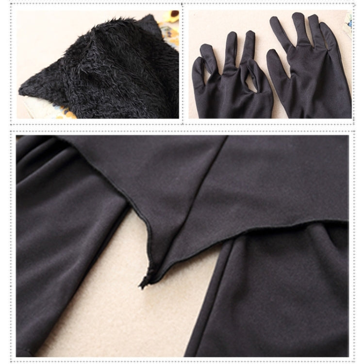 Halloween Costume Children Jumpsuit Bat Style Cosplay Costumes Stage Suit Size:M, Suggested Height:115-130cm