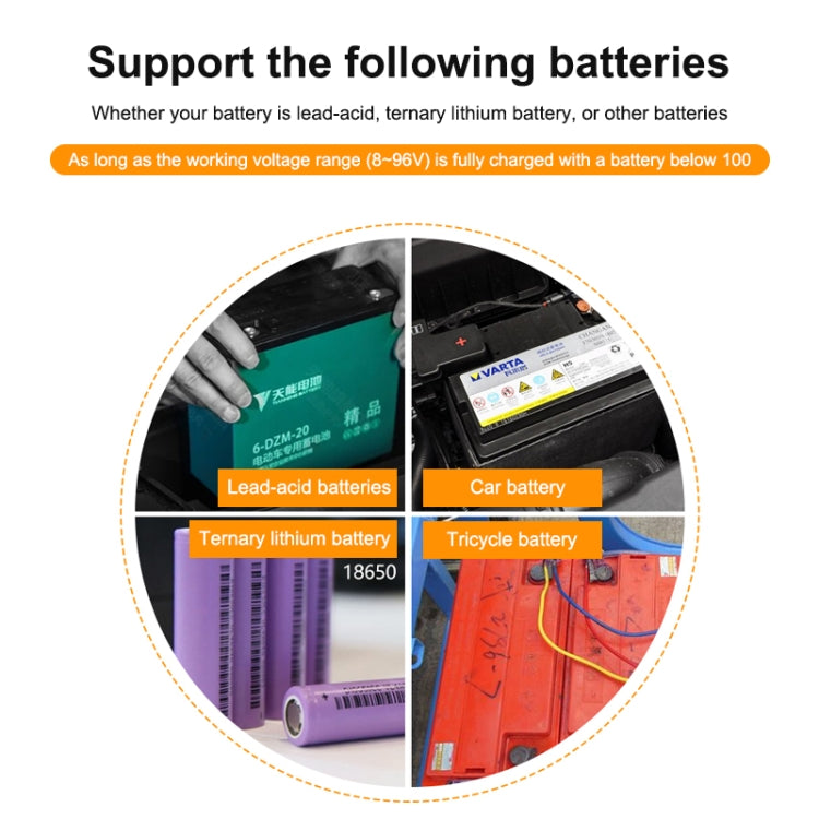 H5 12V-48V Lead-acid Battery Voltage Tester Percentage Voltmeter Gauge Lithium Battery Status Monitor