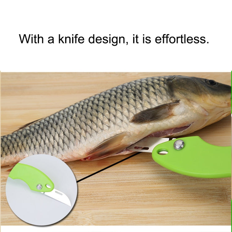 2 PCS Kitchen Essential Fish Scraper Fish Scale Planing Knife with Cover