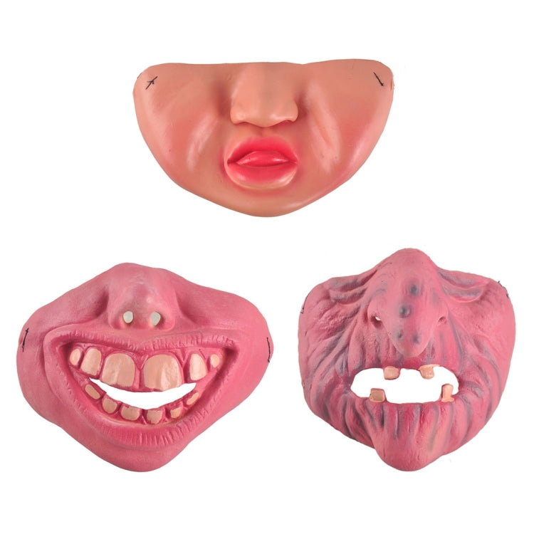 Fun Scary Horrible Mask Party Halloween Clown Latex Half Face Masks for Adult / Children, Random Style Delivery