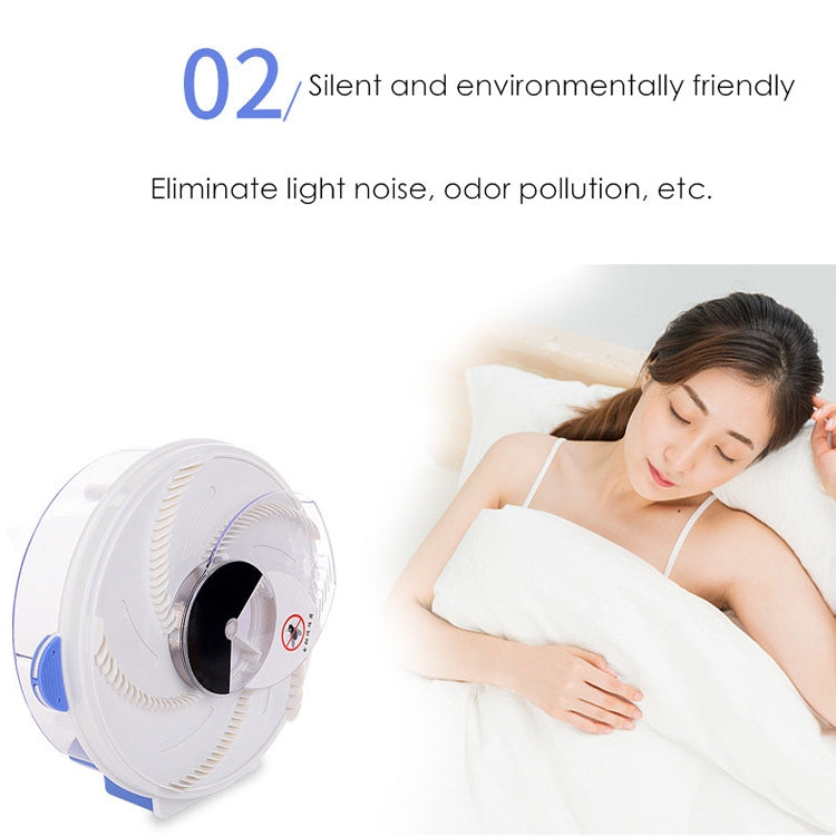 Electric Rotary Fly Catcher Flytrap Mosquito Killer Repellent, US Plug