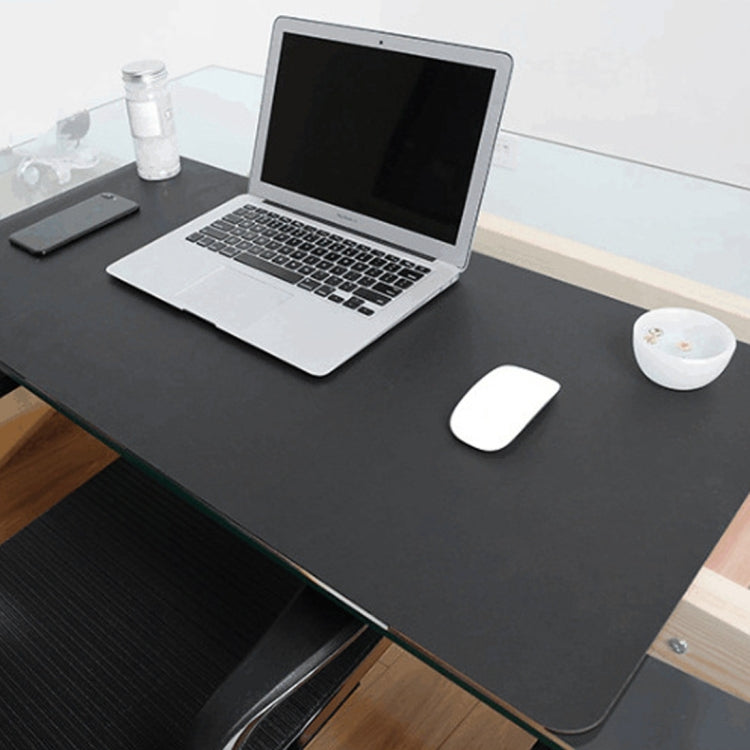 Multifunction Business Double Sided PU Leather Mouse Pad Keyboard Pad Table Mat Computer Desk Mat, Size: 90 x 45cm, Size: 90 x 45cm(Green + Silver), Size: 90 x 45cm(Blue + Yellow), Size: 90 x 45cm(Silver Grey), Size: 90 x 45cm(Black Red), Size: 90 x 45cm