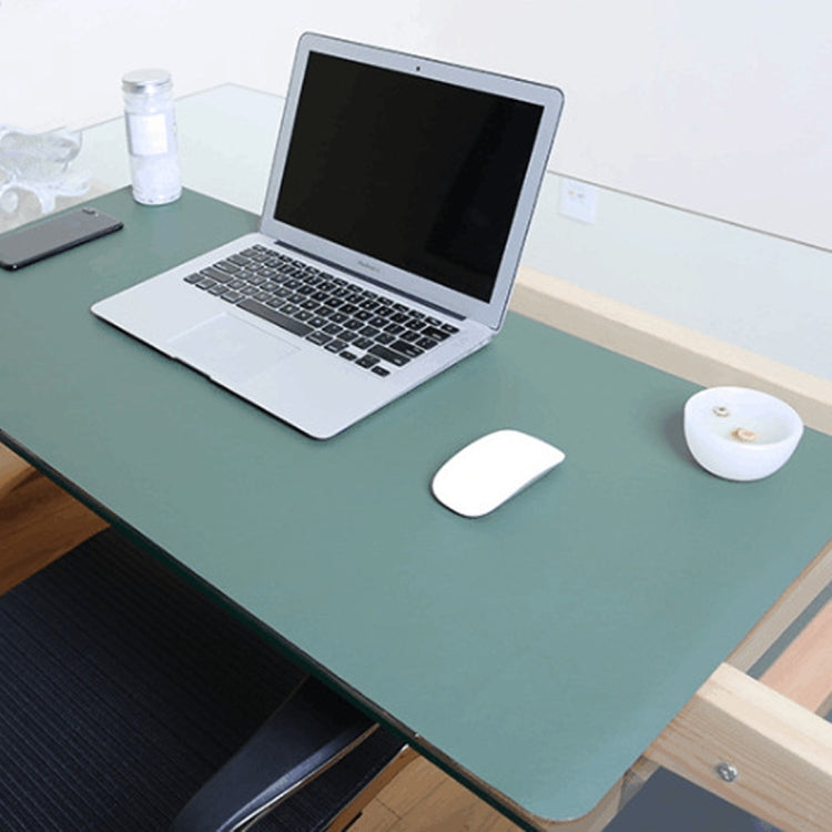 Multifunction Business Double Sided PU Leather Mouse Pad Keyboard Pad Table Mat Computer Desk Mat, Size: 90 x 45cm, Size: 90 x 45cm(Green + Silver), Size: 90 x 45cm(Blue + Yellow), Size: 90 x 45cm(Silver Grey), Size: 90 x 45cm(Black Red), Size: 90 x 45cm