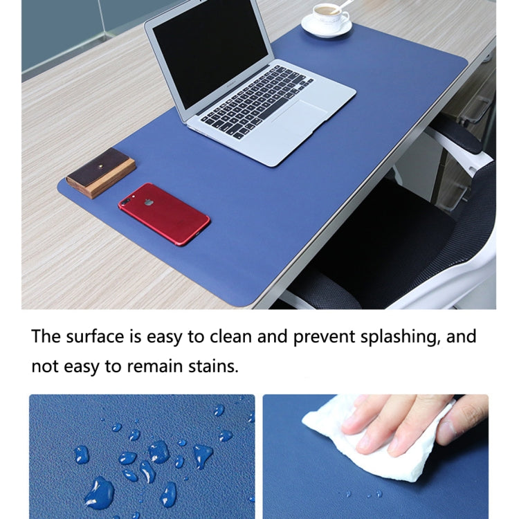 Multifunction Business PU Leather Mouse Pad Keyboard Pad Table Mat Computer Desk Mat, Size: 60 x 30cm