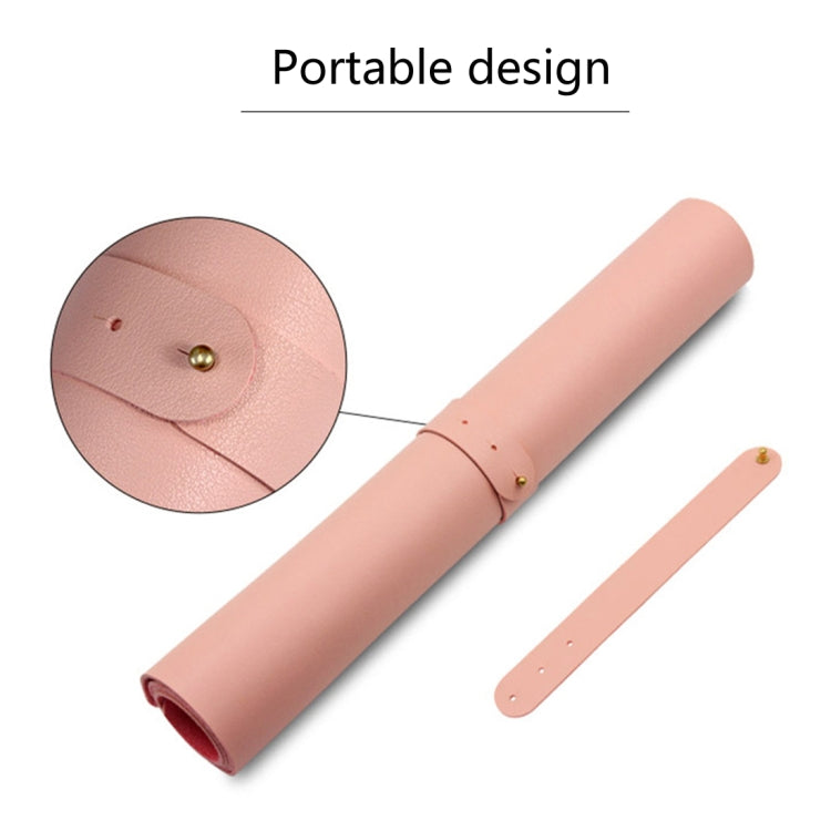 Multifunction Business PU Leather Mouse Pad Keyboard Pad Table Mat Computer Desk Mat, Size: 60 x 30cm