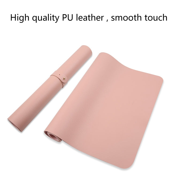 Multifunction Business PU Leather Mouse Pad Keyboard Pad Table Mat Computer Desk Mat, Size: 80 x 40cm