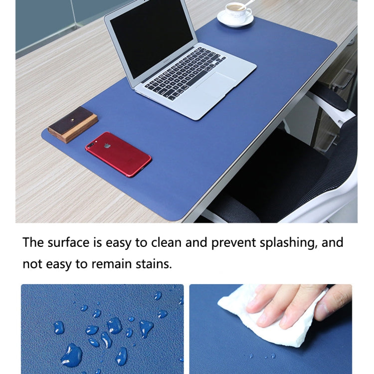 Multifunction Business PU Leather Mouse Pad Keyboard Pad Table Mat Computer Desk Mat, Size: 80 x 40cm