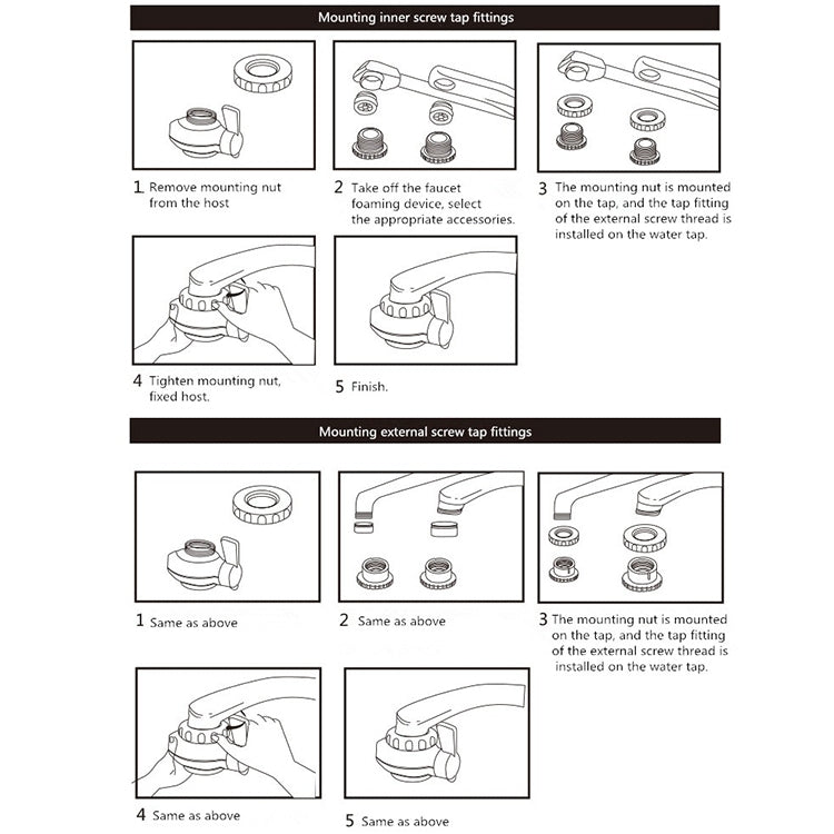 Kubichai Kitchen Water Filter Faucet Water Purifier