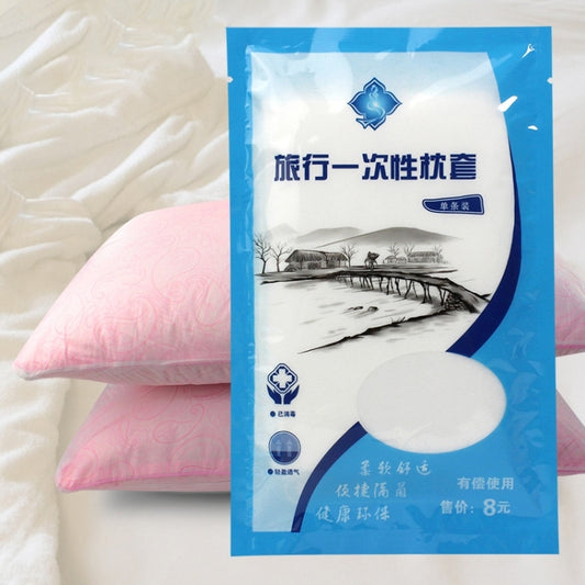 Portable Disposable Travel Nonwoven Pillowcase, Size: 70x50cm