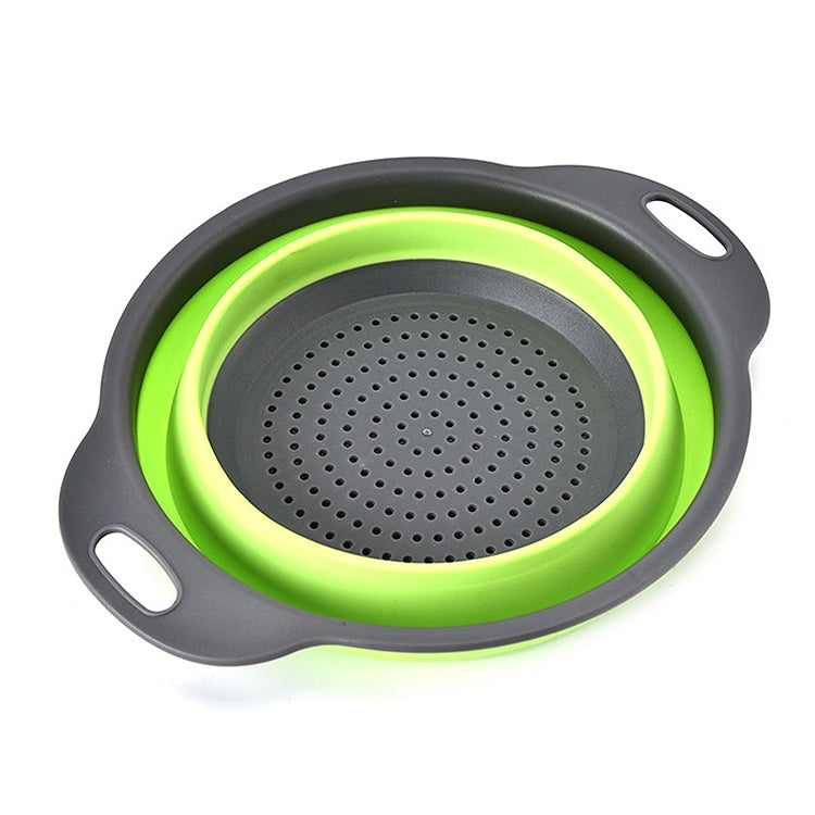 Creative Folding Vegetables Fruits Storage Basket Organizer Drain Basket, L, Size: 29.5*23.5*10cm