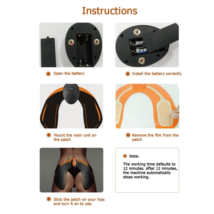 Intelligent Multi-function Hip Massager Hip Trainer, Buttock Sticker