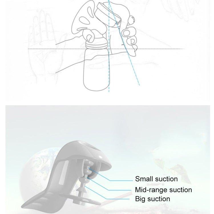 REAL BUBEE Maternity Products PP Manual Suckling Breast Milk Pump for Mama