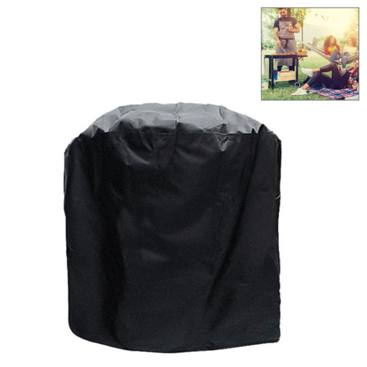 Outdoor Anti-UV Waterproof Dust-proof 210D Oxford Cloth BBQ Circle Protective Bag Charcoal Barbeque Grill Cover, Size: 58x77cm