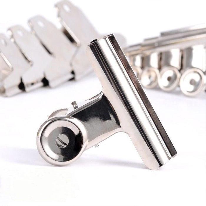 20pcs 31mm Silver Metal Stainless Steel Round Clip Notes Letter Paper Clip Office Bind Clip
