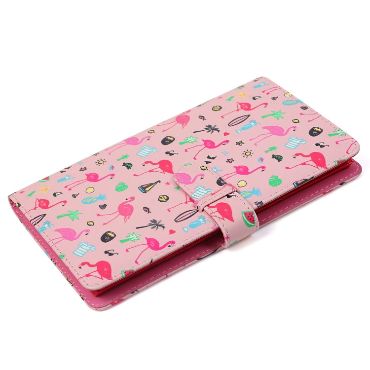 Pink Flamingo Pattern 3 inch DIY PU Mini Creativity Insert Type 32 Pages Exquisite Photo Album for Polaroid