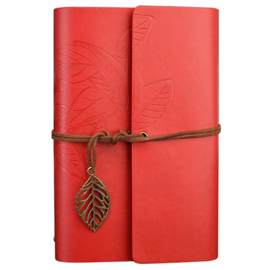 Creative Retro Autumn Leaves Pattern Loose-leaf Travel Diary Notebook, Size: S, S