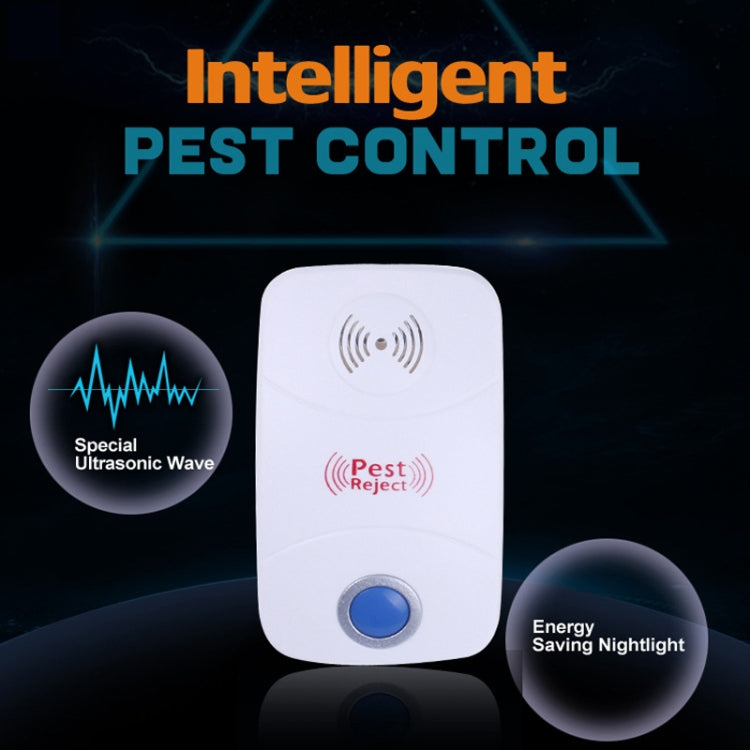 Electronic Ultrasonic Mosquito Rat Pest Control Repeller with LED Light, US Plug, AC90V-250V