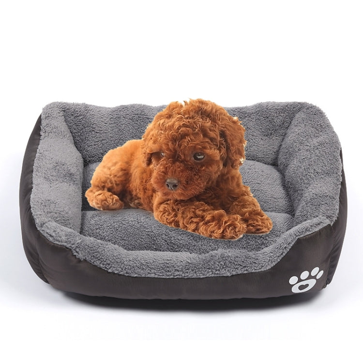 Candy Color Four Seasons Genuine Warm Pet Dog Kennel Mat Teddy Dog Mat, Size: L, 66×50×14cm