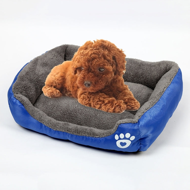 Candy Color Four Seasons Genuine Warm Pet Dog Kennel Mat Teddy Dog Mat, Size: L, 66×50×14cm