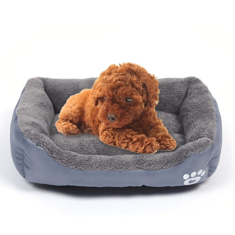Candy Color Four Seasons Genuine Warm Pet Dog Kennel Mat Teddy Dog Mat, Size: M, 54×42×12cm