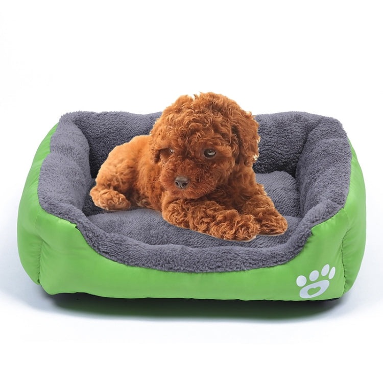 Candy Color Four Seasons Genuine Warm Pet Dog Kennel Mat Teddy Dog Mat, Size: S, 43×32×10cm