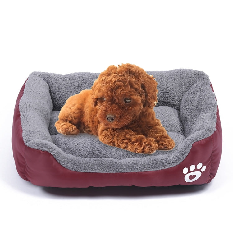 Candy Color Four Seasons Genuine Warm Pet Dog Kennel Mat Teddy Dog Mat, Size: S, 43×32×10cm, Size: S