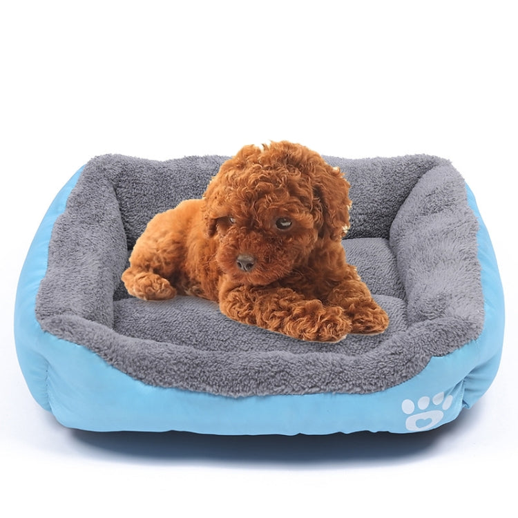 Candy Color Four Seasons Genuine Warm Pet Dog Kennel Mat Teddy Dog Mat, Size: XL, 80×60×16cm