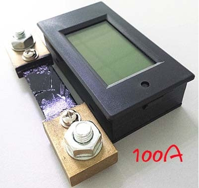PZEM-061 4 in 1 DC Digital Display Meter Voltage Measuring Instrument, AC 80-260V, 100A
