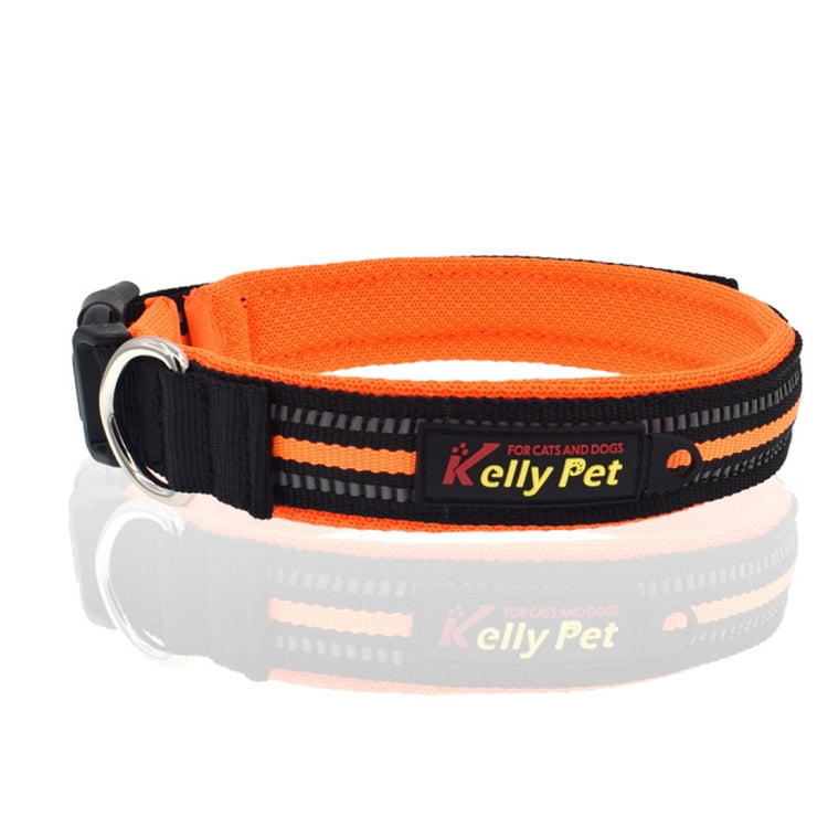 Pet Dogs Polyester Reflective Breathable Pets Collar Traction Lead Leash, Size: S, 2.0*35*40cm