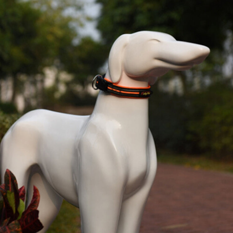 Pet Dogs Polyester Reflective Breathable Pets Collar Traction Lead Leash, Size: S, 2.0*35*40cm