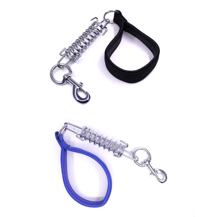 Pet Medium Large Dogs Cushion Traction Rope Spring Foam Handle Explosion-proof Short Chain, Size: 3mm*40cm, Foam Width: 2cm