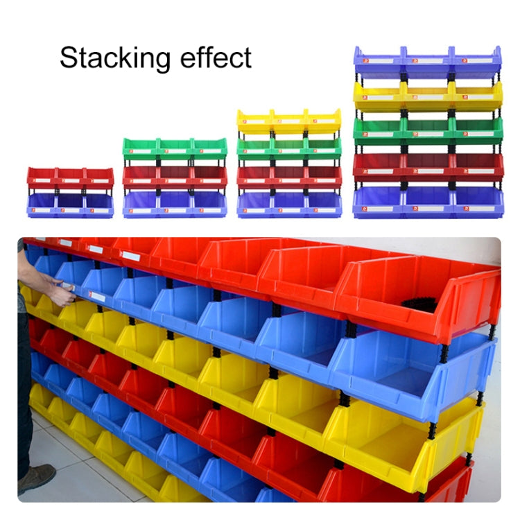 Thickened Oblique Plastic Box Combined Parts Box Material Box, Random Color Delivery, Size: 25cm x 15cm x 12cm