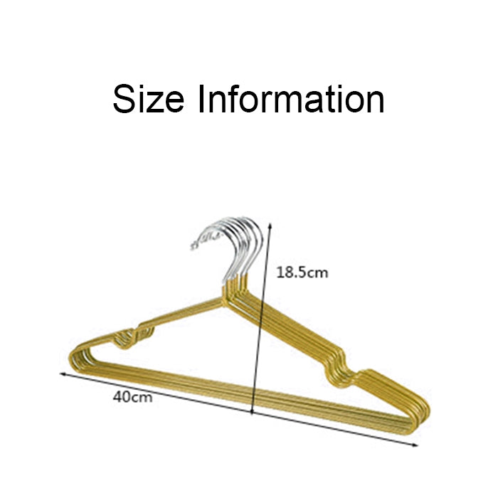 10pcs Household Stainless Steel PVC Coating Anti-skid Traceless Clothes Drying Rack