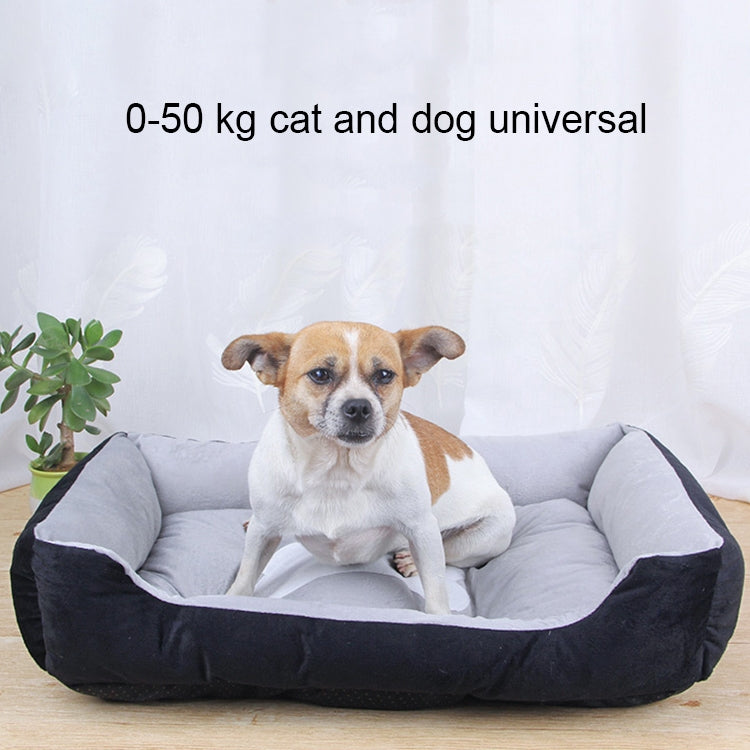 Dog Bone Pattern Big Soft Warm Kennel Pet Dog Cat Mat Blanket, Size: S, 60×45×15cm