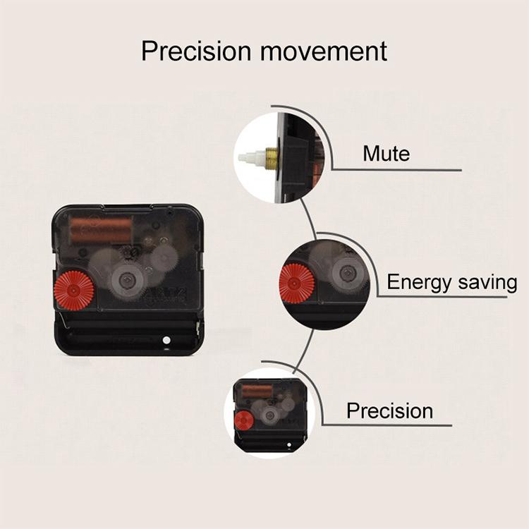 Retro Wooden Round Single-sided Gear Clock Arabic Number Wall Clock, Diameter: 70cm