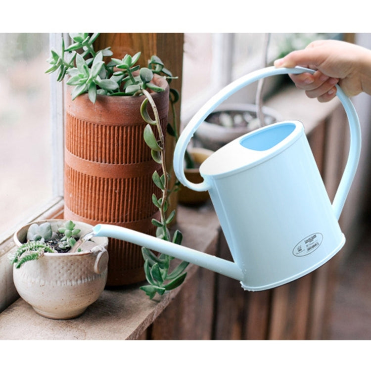 Watering Pot PP Gardening Supplies Watering Can Long Mouth Watering Irrigation Tools Portable Flower Pots, Capacity: 1.3L, Random Color Delivery