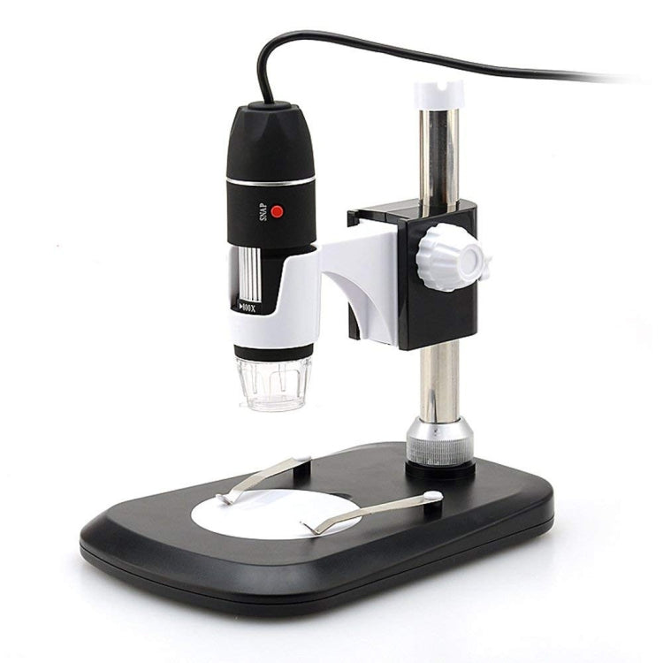 DMS-MDS800 40X-1600X Magnifier 2.0MP Image Sensor USB Digital Microscope with 8 LEDs & Professional Stand