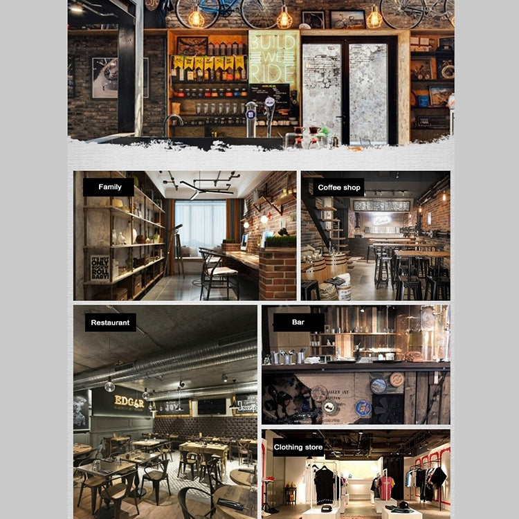 Originality American Industrial Style Wood Vintage Old Gear Wall Clock