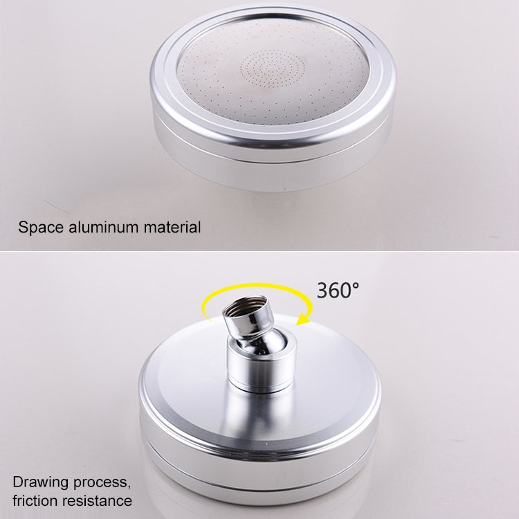 Removable and Washable 304 Stainless Steel Round Pressurized Handheld Shower Head, Size: 117mm