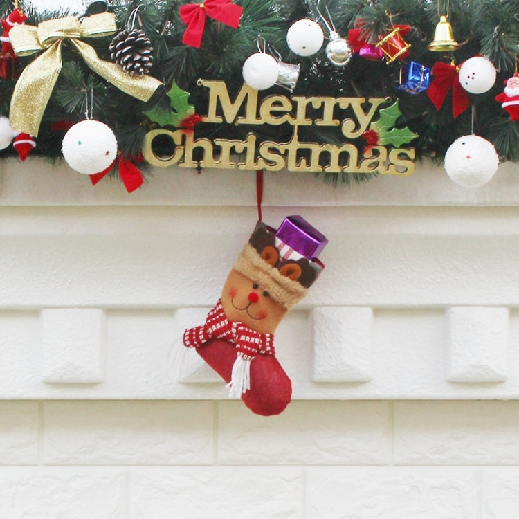 Hang Ornament Christmas Stockings Present Bags, Random Style Delivery