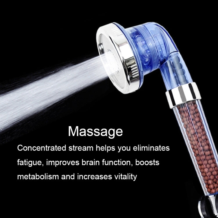 3 Settings Adjustable PC Negative Ions Shower Head, Size: Large, Interface:  2cm